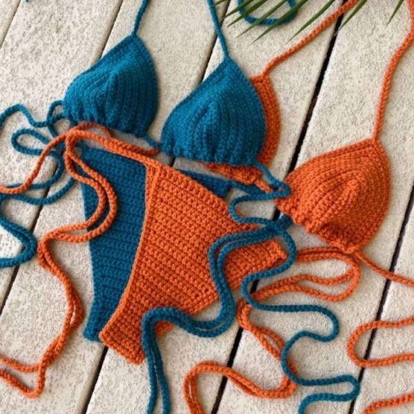 Bikini en Crochet Fait Main - Élégance Bohème | Glamy